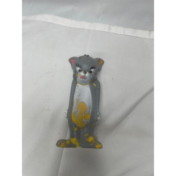 Vintage Rare 1970 Tom & Jerry Squeak Toy - Works